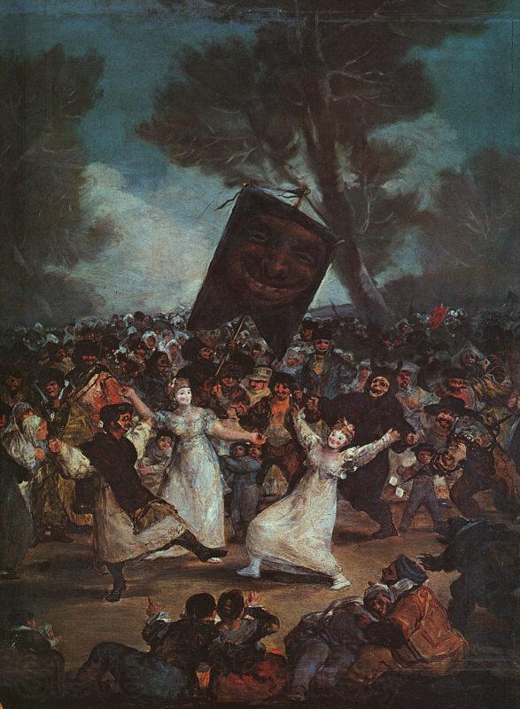 Francisco de Goya The Burial of the Sardine Spain oil painting art